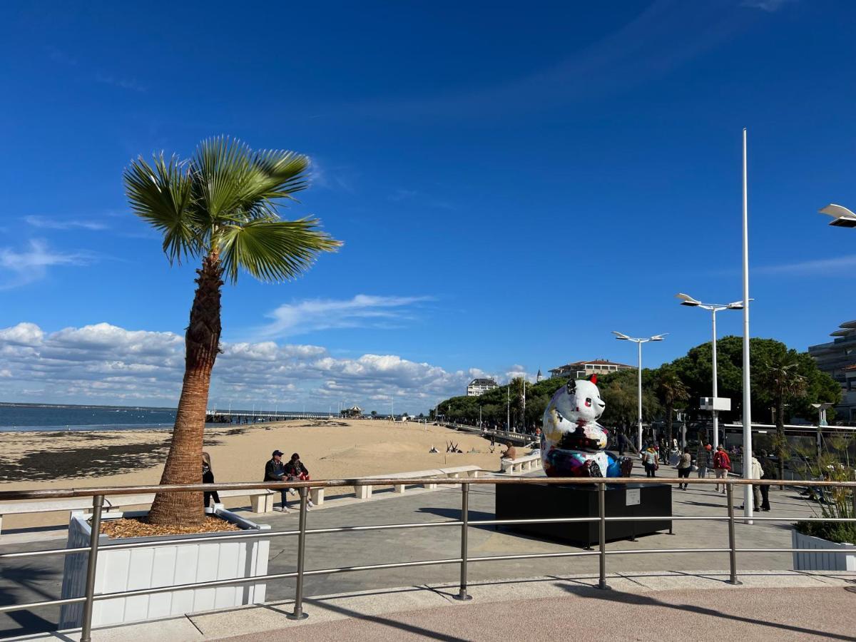 Charmant T2 Avec Exterieur Villa Deganne Arcachon Buitenkant foto